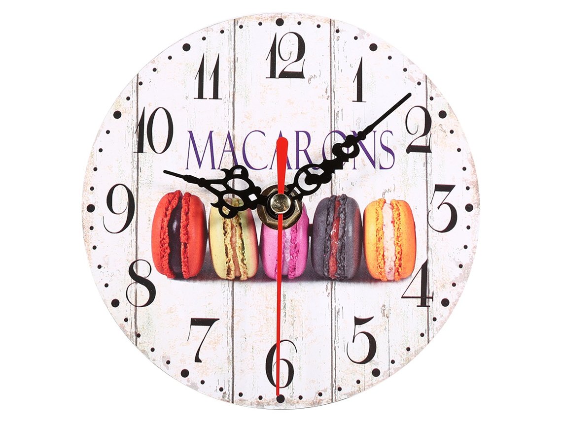 Reloj de pared redondo de estilo artístico europeo, fabricado en MDF, modelo 2026, para la decoración del hogar y la oficina.