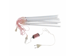 2026-luz De Cascada Meteórica Led 30cm 8 Tubos Exterior Impermeable Para Navidad Boda Fiesta Decoración