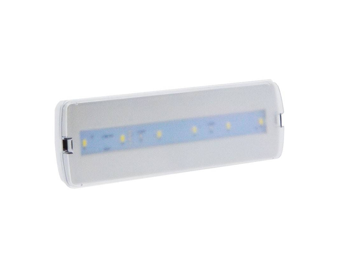 Autotasting de luz de emergencia 3W 250LM 3 horas de autonomía