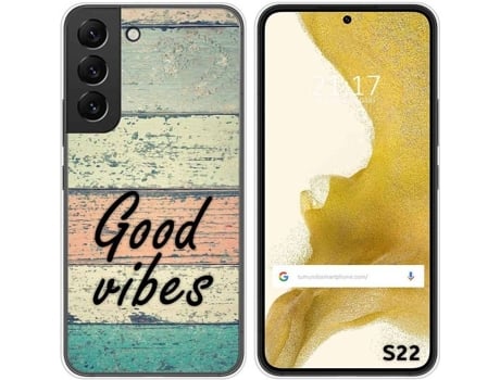 Carcasa Samsung Galaxy S22 5G TUMUNDOSMARTPHONE Dibujos Madera 01 Multicolor