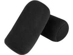 Juego De 2 Almohadas De Viaje Ergonómicas Y Cómodas De Poliéster.