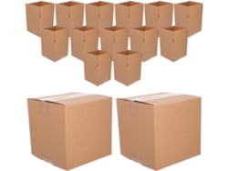 Juego de 15 cajas de 15x15 cm para envíos (resistentes).