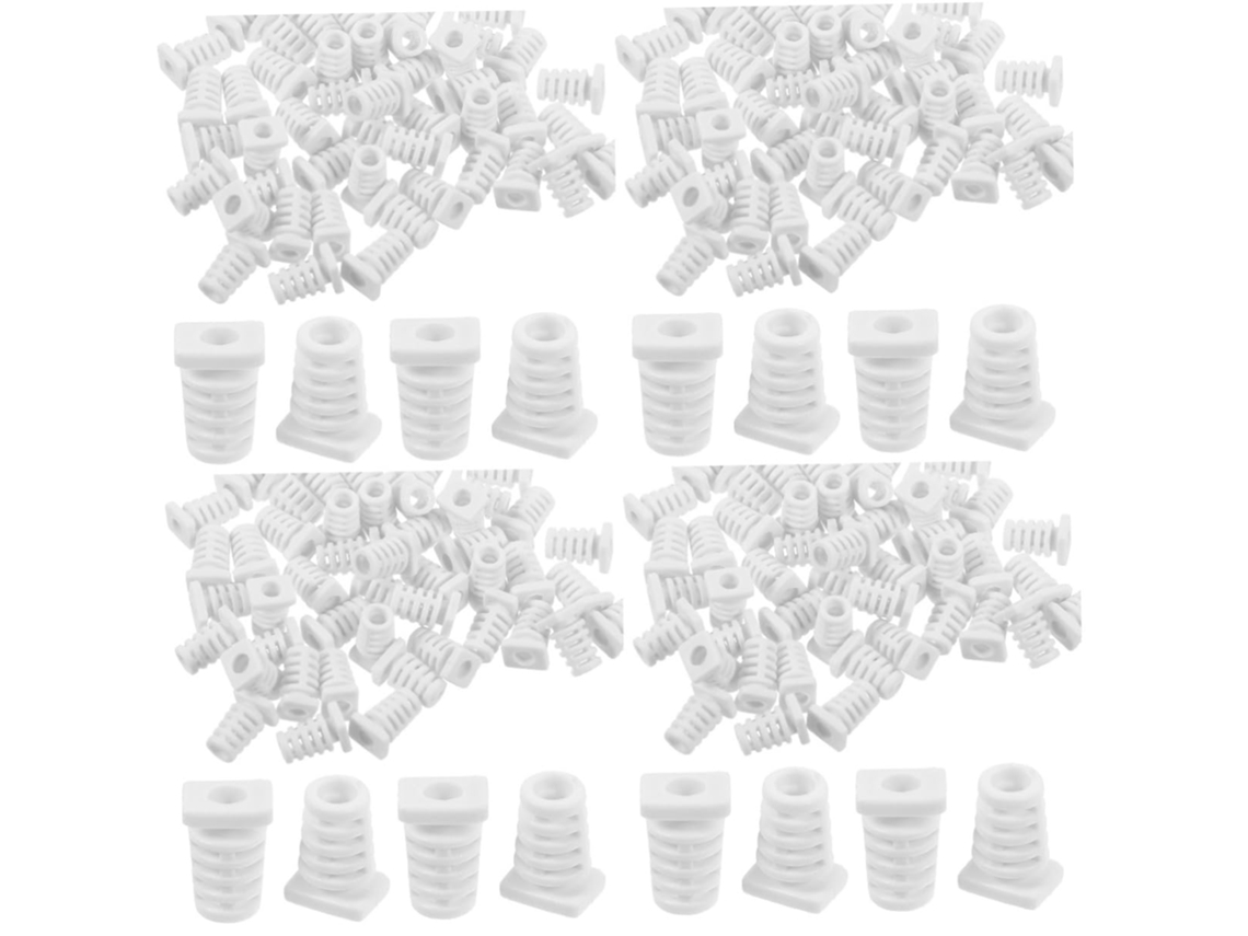 400 Piezas De Fundas Protectoras De Cables Eléctricos Con Alivio De Tensión En Espiral