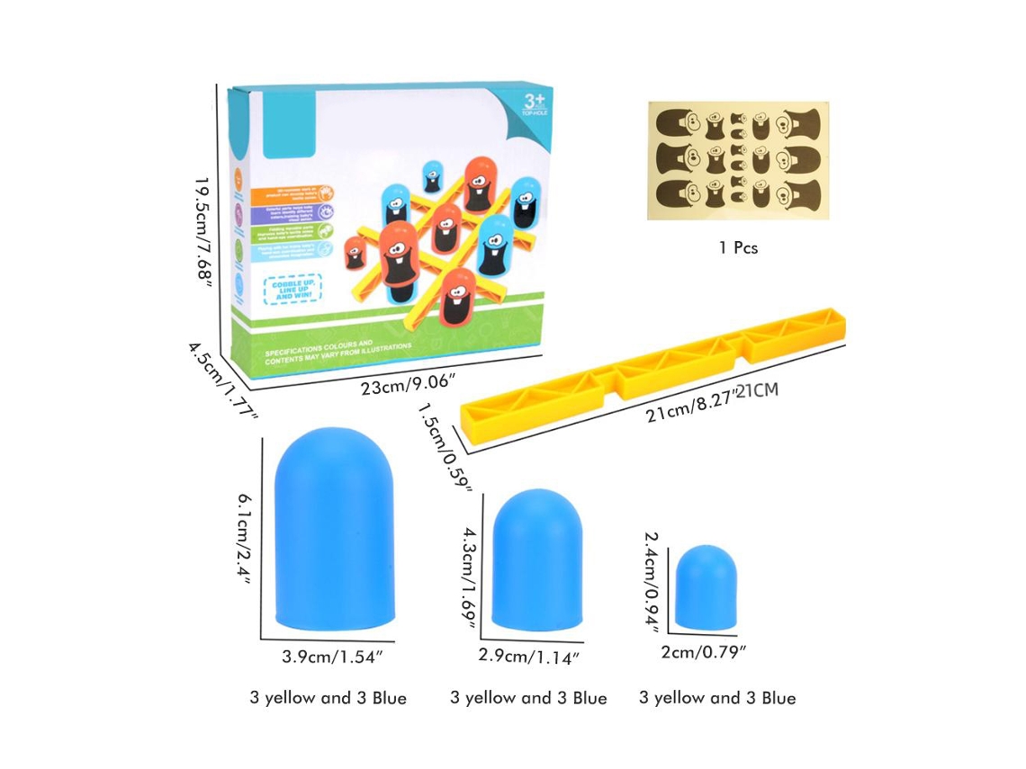 Ats-juego De Ajedrez Xo Con Cubos Apilados, Juego Interactivo Padre-hijo, Regalo Educatsivo Para Niños, Juguete De Ocio Interior