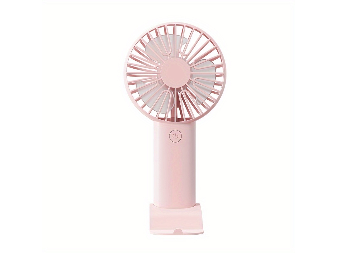 Usb | Portátil - Es Un Ventilador Portátil Pequeño Y Ligero Con Función De Carga Usb Y Soporte. Se Adapta Perfectamente A Un Teléfono Móvil.