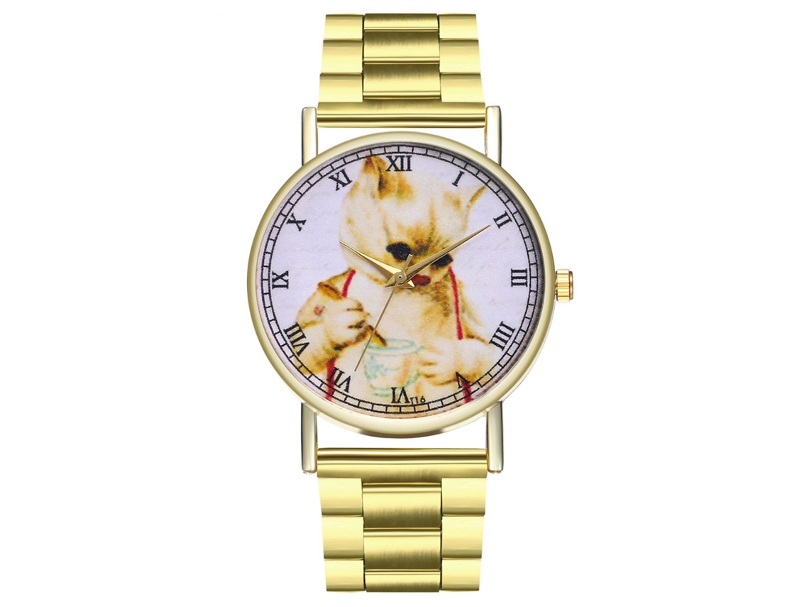 Reloj De Pareja Casual Exquisito De Cuarzo Con Correa De Acero Zhoulianfa