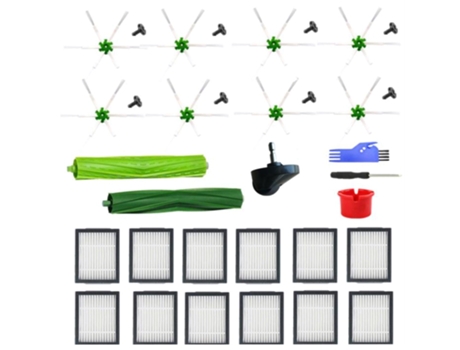 32 piezas repuestos de aspiradora Cepillo Lateral de filtro Hepa para Irobot Roomba E5 E6 I7 I7 accesorios para aspiradoras