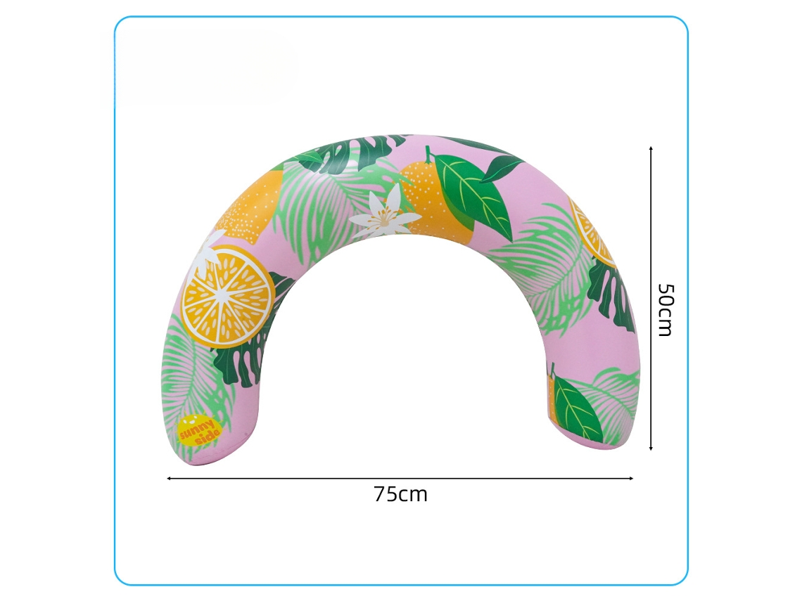 Flotador Inflable en Forma de U, Ideal para Piscinas, Lagos y Ríos Rosa Siurn