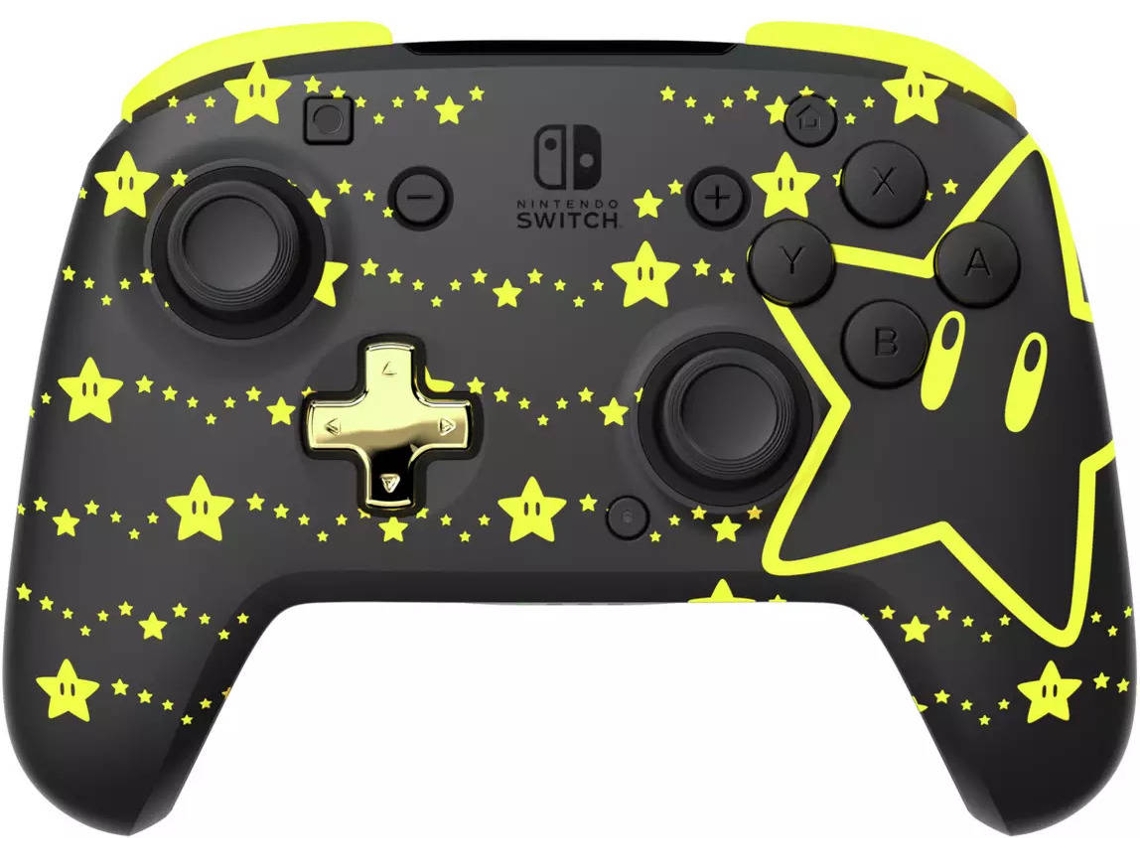 Mando inalámbrico PDP Rematch Glow Mario Star