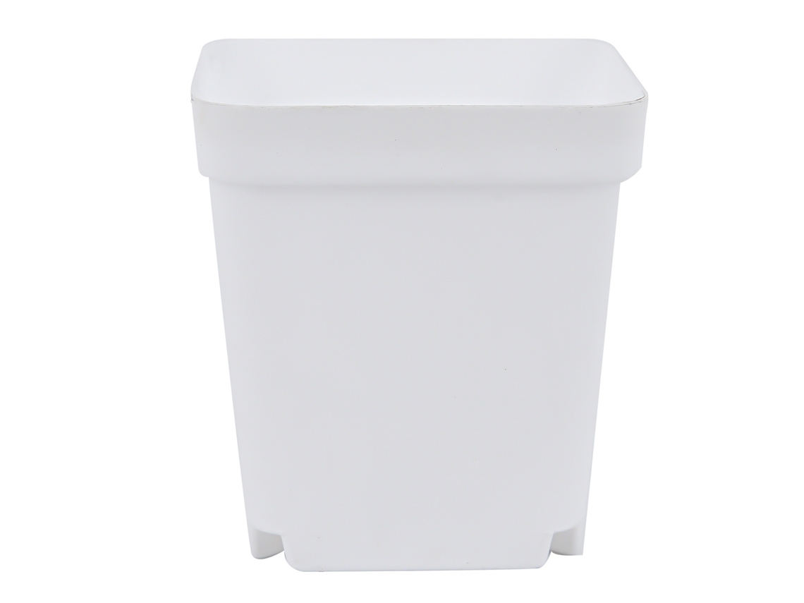 Jarrón decorativo blanco para plantas suculentas, jardín y balcón.