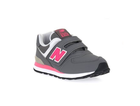 Zapatillas NEW BALANCE de Ante para Niños (Gris - 28)