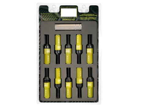 Kit de tornillos OMP OMPS09981209 28 mm Amarillo M12 x 1,50