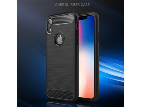 Carcasa iPhone XR Multi4you Gel TPU Carbono Negro