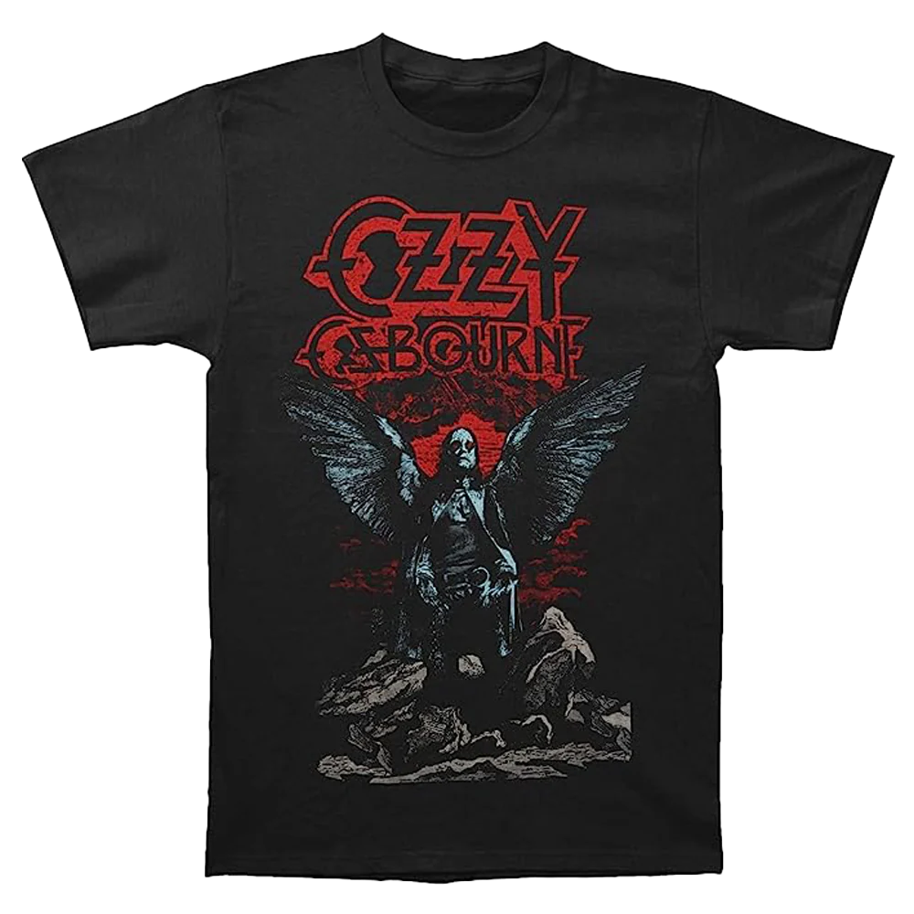 Ozzy Osbourne Angel Wings T-shirt Unisex Rockinstone Size:xxxl