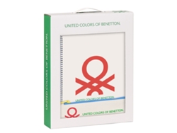 Set de Papelería Benetton Topitos 3 Piezas Blanco