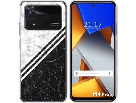 Carcasa para Xiaomi Poco M4 Pro 4G TUMUNDOSMARTPHONE Dibujos Mármol 01 Multicolor