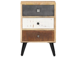 Maison Exclusive - Mesita De Noche De Madera Maciza De Mango 40x30x60 Cm