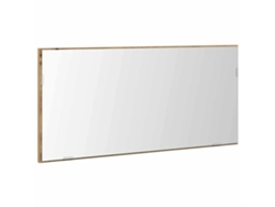 Espejo con tiras de luces LED, roble artesanal, 80 x 37 cm, HARLANV1