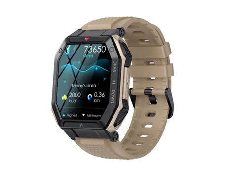 Smart Watch Hombres K55 Bluetooth Smartwatch Para Hombres Monitor de Salud Reloj Impermeable Para Android IOS Personalizado con cámara VEANXIN