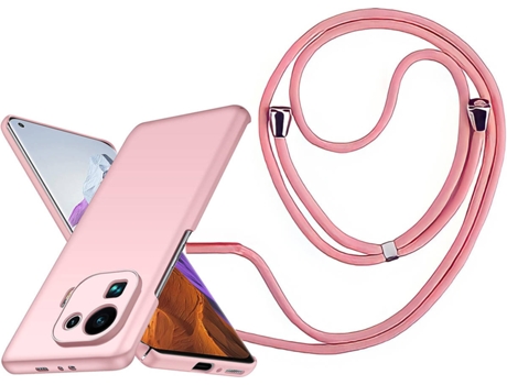 Funda Xiaomi Mi 11 Pro Turtleshell Rígida con Collar Rosa