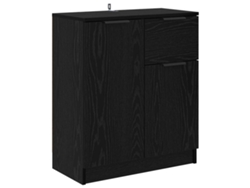 Aparador MAISON EXCLUSIVE Roble Negro 60x30x70 cm Madera Procesada