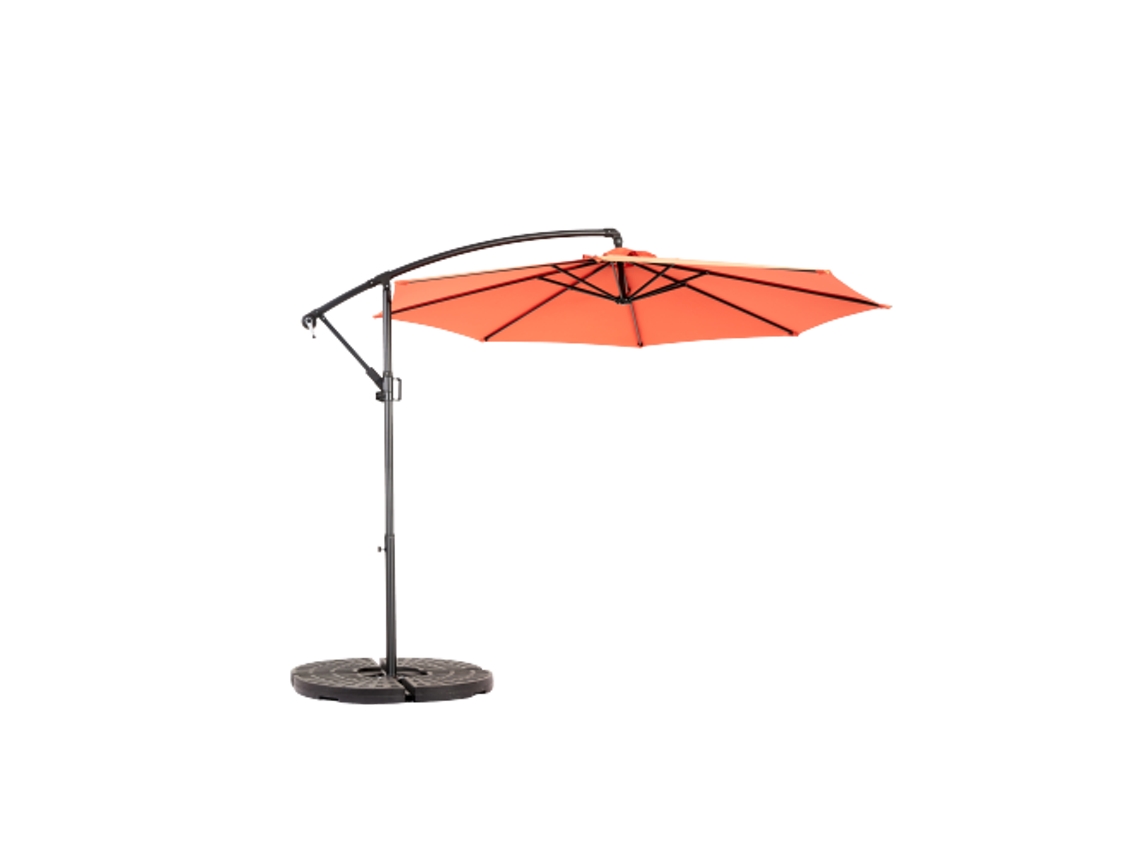 Sombrilla rectangular grande reversible para exteriores con manivela (4,5 metros de diámetro) ZIWEI STORE