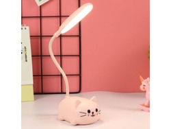 2026-lámpara De Escritorio Led Para Niños Con Carga Inalámbrica Protectora De Ojos Modelo Gatito Rosa Regalo