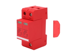 Protector Contra Sobretensiones Pv Dc 1000v 2p Con Carcasa De Acero Inoxidable Y Panel Eléctrico, E Indicador De Estado Para Paneles Eléctricos Residenciales.