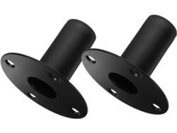 Soporte de altavoz de aleación de aluminio para audio profesional, base estable de 107 x 80 mm, paquete Gokoco