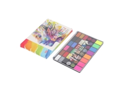 Kit de pintura facial lavable de 42 colores para cosplay de adultos y niños
