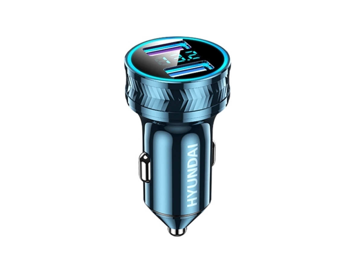 Transmisor FM Bluetooth Fwinl Hy46b, cargador de coche de 40 W y doble carga digital