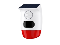 Sensor de movimiento, integración inteligente, diseño impermeable, 1 bocina solar.