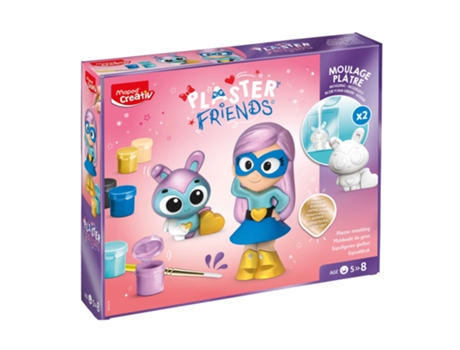 Juego Creativo MAPED Escayola Amigos Creativ 907219 (Edad Mínima Recomendada: 5 años)