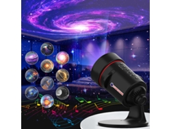 Projetor de Céu Estrelado com 28 Sons Relaxantes Integrados, Projeção de Nebulosas, para Quarto Ou Meditação. Preto CZHHMART