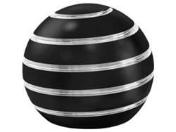 Juguete Giratorio Antiestrés Con Bola De Metal Para Adultos, Color Negro.