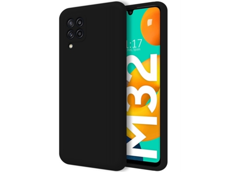 Carcasa Samsung Galaxy M32 TUMUNDOSMARTPHONE Silicona Líquida Negro