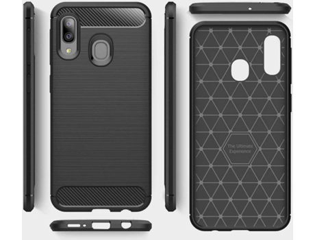 Carcasa Samsung Galaxy A20e Multi4you Gel TPU Carbono Negro