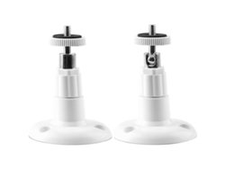 Soporte De Pared Para Cámara De Seguridad Interior/exterior, Ajustable, Compatible Con Arlo Y Otros Modelos (2 Unidades) Blanco