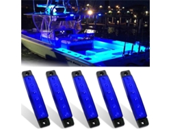 Luces Náuticas Impermeables De 12 V Para Popa De Barcos, Canoas Y Navegación Marítima.