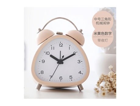Alarma Triangular de 4 pulgadas, luz nocturna, reloj despertador Digital silencioso para dormitorio, reloj para el hogar, moda táctil HHZ