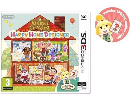 Animal Crossing: Happy Home Designer + Tarjeta Amiibo especial /3Ds