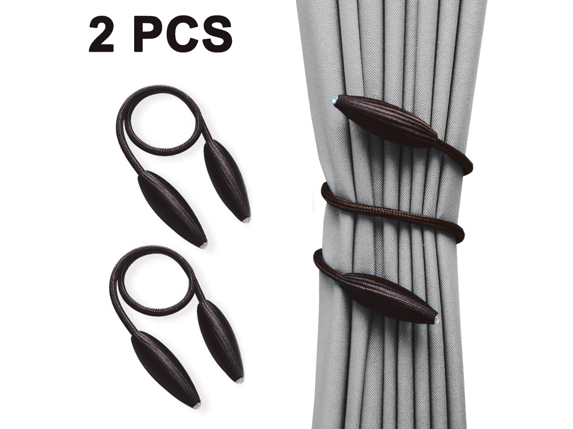 2 Piezas De Ataduras Magnéticas Para Cortinas, Soporte Decorativo Sin Herramientas Para Cortinas De Ventana