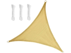 Vela De Sombra Impermeable Resistente Triangular, Tela