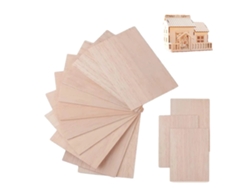 Láminas de álamo, 300 x 300 mm, 3 mm de grosor, ideales para manualidades OEM