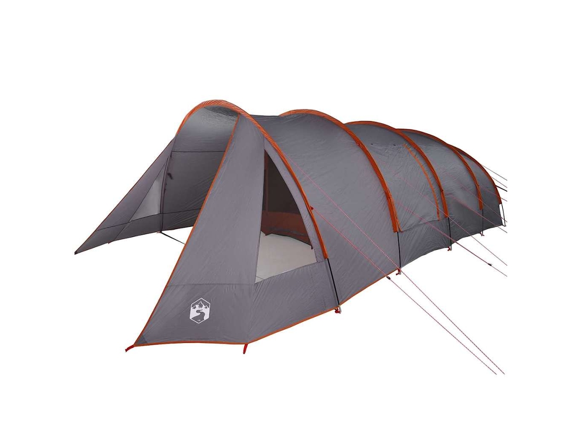 Tienda de campaña Vidaxl de tafetán gris resistente a los rayos UV (778 x 356 x 210 cm)