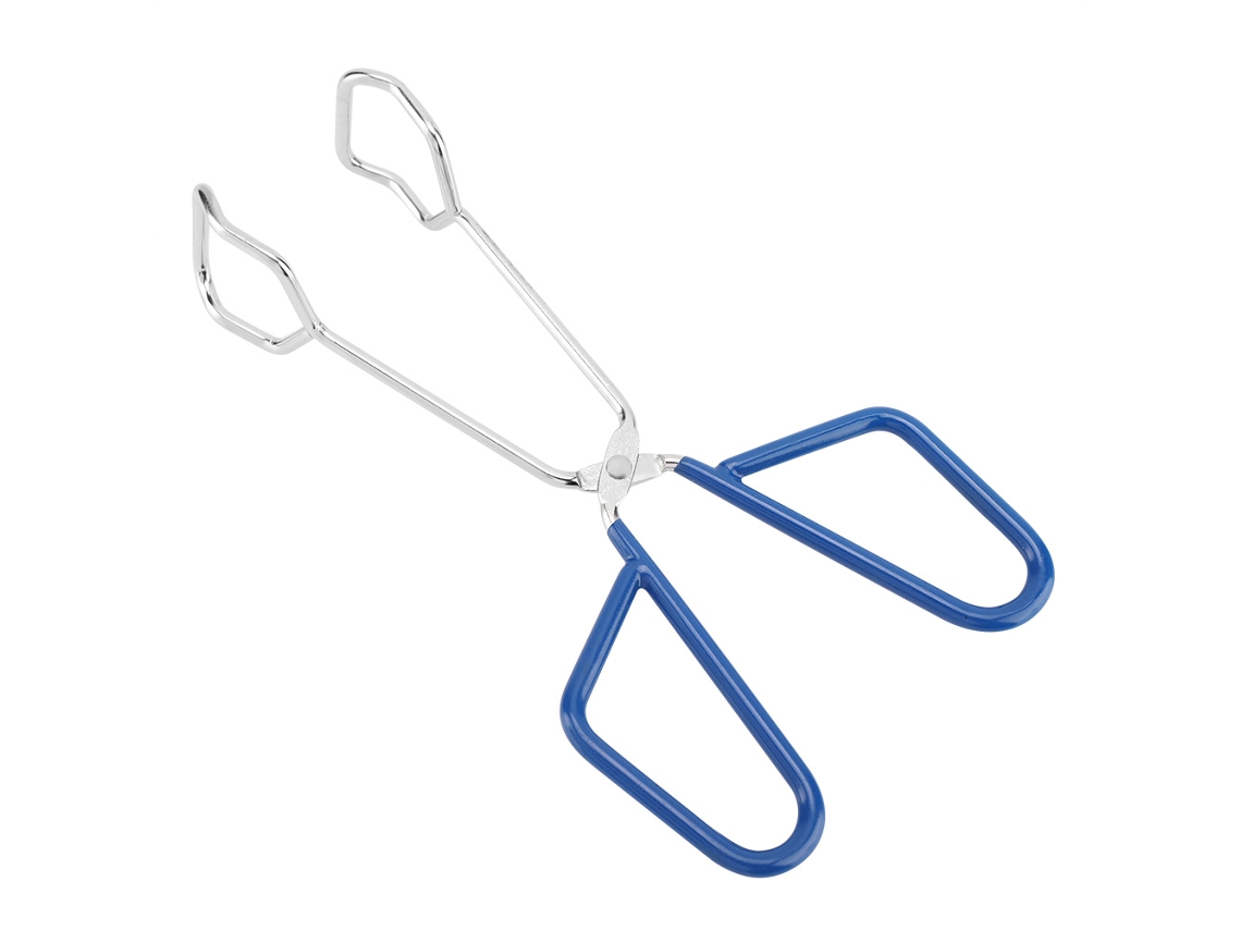 RNEMITERY Pinza para Barbacoa de Acero Inoxidable para Buffet, Alimentos, Carne, Filete, Cocina, Servicio (Azul)