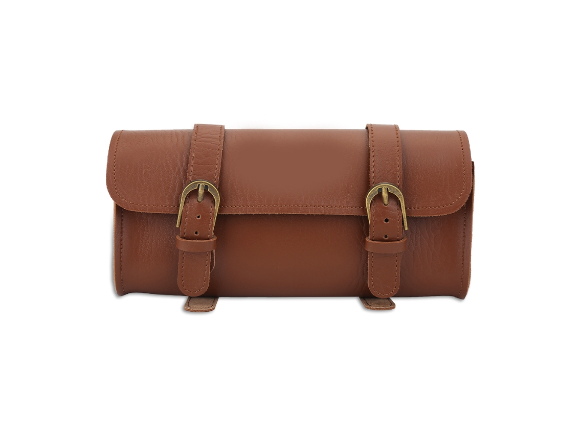 2026-b Soul Bolsa De Cuadro Delantera De Cuero Artificial Estilo Retro Para Bicicleta Accesorio De Ciclismo