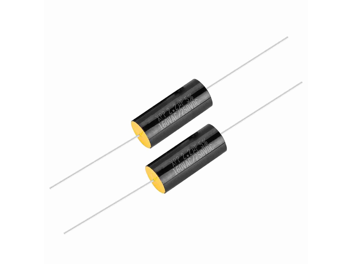 2pcs Capacitor Divisor De Frequência 2.2uf Capacitância Alto-falante Áudio Hifi