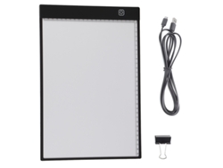 TRUYUETY Lámina LED A4 para Dibujo, Tabla de Iluminación Artística, 3 Niveles de Brillo, Modelo Separado