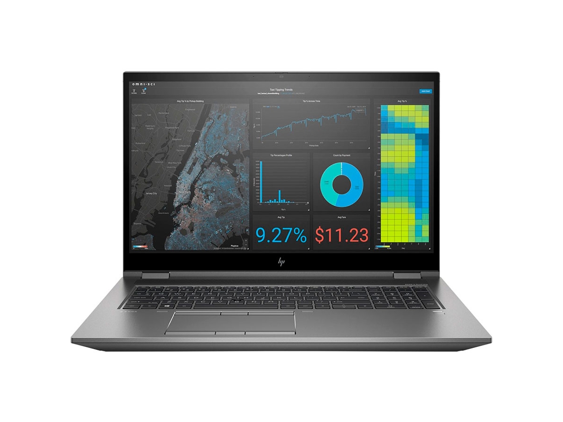 Portátil HP ZBook Fury 17 G8 i7 11850h, 32 GB, 512 GB, pantalla FHD de 17,3", en español, Nvidia RTX A3000 (reacondicionado, sin usar)
